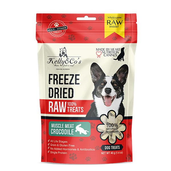 Freeze Dried Crocodile Muscle Meat Dog Treat