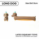 Long Dog Latex Skueaky Pet Toys