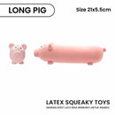 Long Pig Latex Skueaky Pet Toys