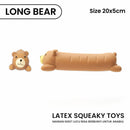 Long Bear Latex Skueaky Pet Toys