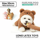 Long Dog Latex Skueaky Pet Toys