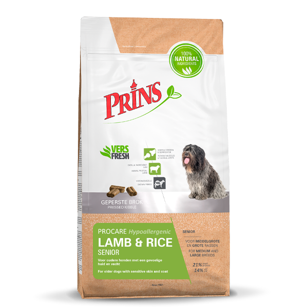 ProCare Senior Lamb & Rice Hypoallergenic Pressed Kibble Dog Food