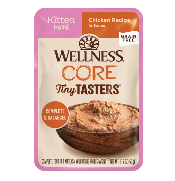 CORE Tiny Taster Kitten Pate Chicken Recipe Cat Food