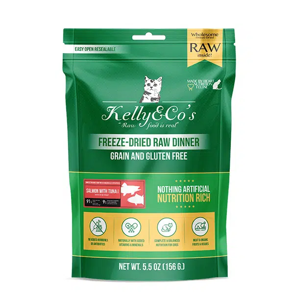 Salmon & Tuna Freeze-Dried Raw Dinner With Mixed Fruit & Vegetables Cat Food