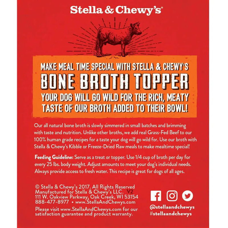 Grass Fed Beef Broth Topper For Dogs - 11 0z