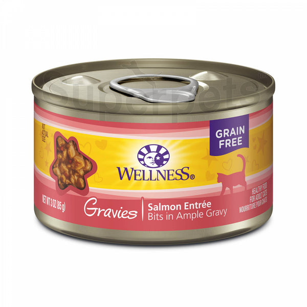 Gravies Grain Free Salmon Entree Bits in Ample Gravy Cat Food