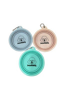 Doupaws Silicone Foldable Travel Bowl for Dogs and Cats
