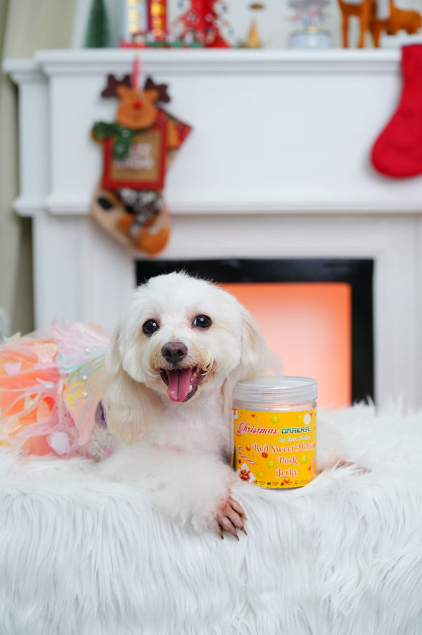 Red Sweet Melon Pork Jerky Dog Treats