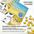 GOAT MILK & Cheese Freeze Dried Raw Goods Treats For Dog and Cats - 50gr