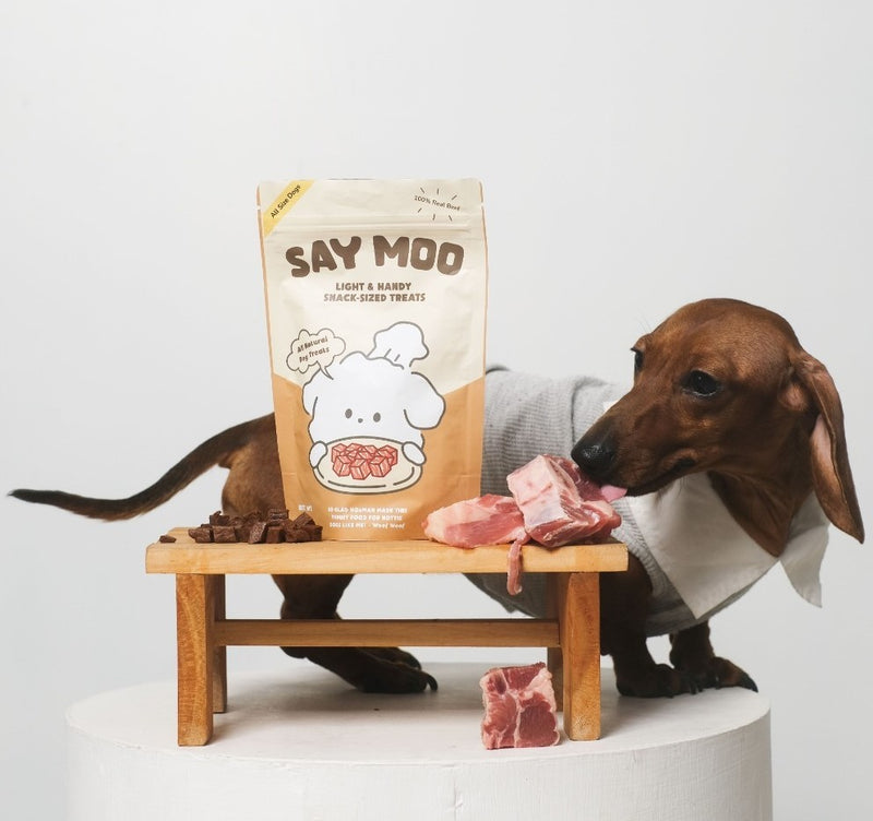 Say Moo Beef Cubes Dog Treats