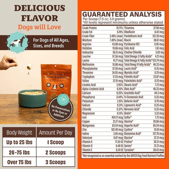 Harvest Vegetable Granules for Dogs