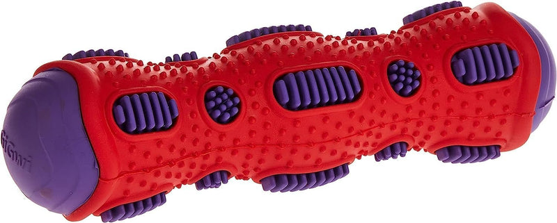 Toothbrush Stick Rubber Dental Chew With Crackle Sound Dog Toy