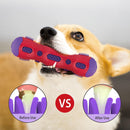 Toothbrush Stick Rubber Dental Chew With Crackle Sound Dog Toy