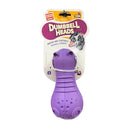 Dumbbell Heads Interactive Rubber Dog Toy (Hippo)