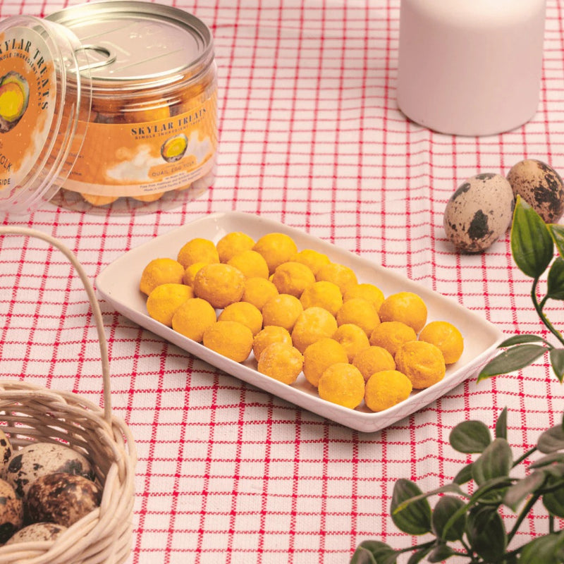 Freeze Dried Quail Egg Yolk Dog and Cat Treats