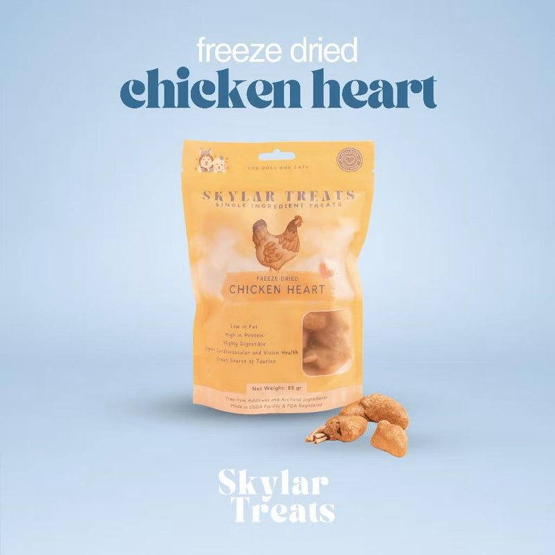 Freeze Dried Chicken Heart Dog and Cat Treats