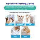 Grooming Gloves No Rinse For Cats & Dogs