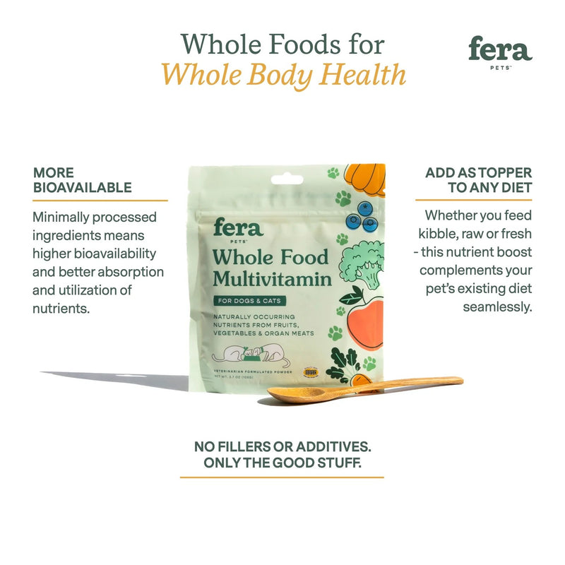 Whole Food Multivitamin Powder For Dogs & Cats