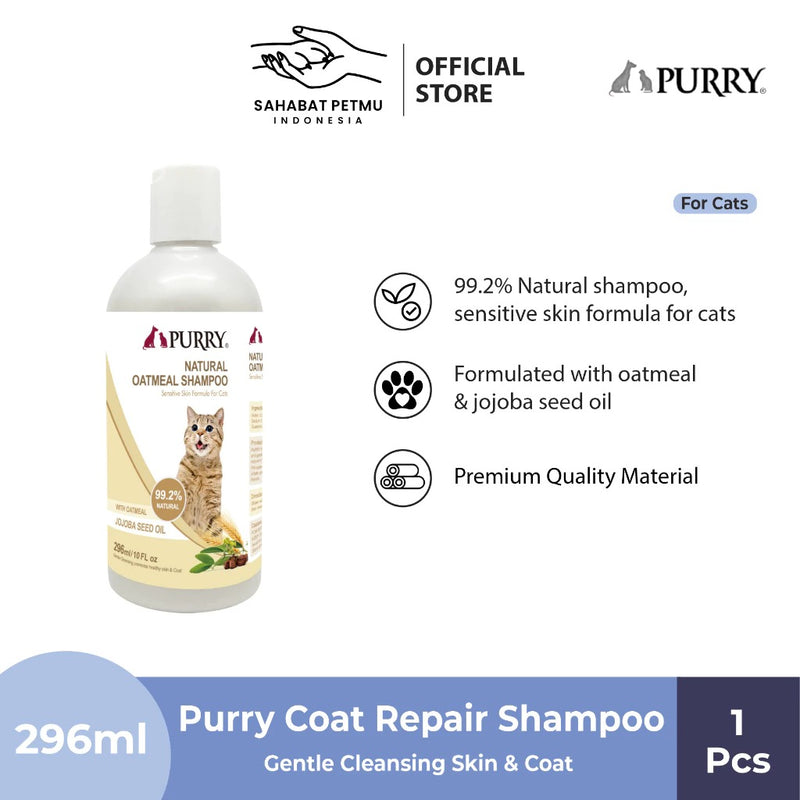 Natural Oatmeal Shampoo For Sensitive Cats