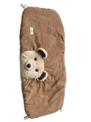 Full Face Bear Cushion Stroller for Pets - S Brown