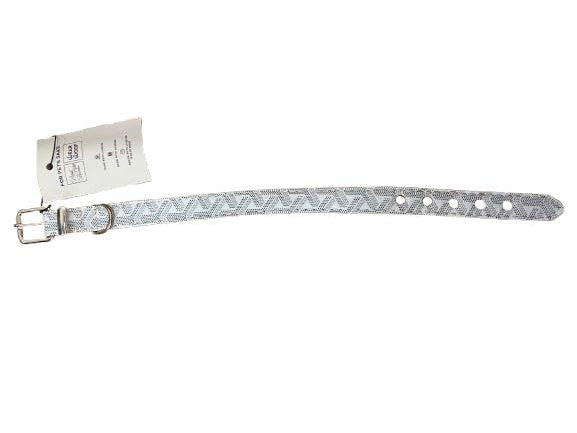 Goyard White Collar For Pets