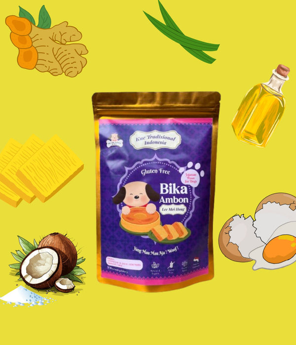 Bika Ambon Lee Mei Hong Gluten Free Cookie Dog Treats - 80gr