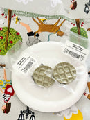 Chicken Cheese Waffle Cookies Treats for Dogs & Cats