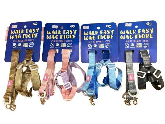 Walk In Harness & Leash Set for Pets