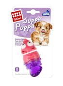 Suppa Puppa Pink Purple Fox With Squeaker Dog Toy