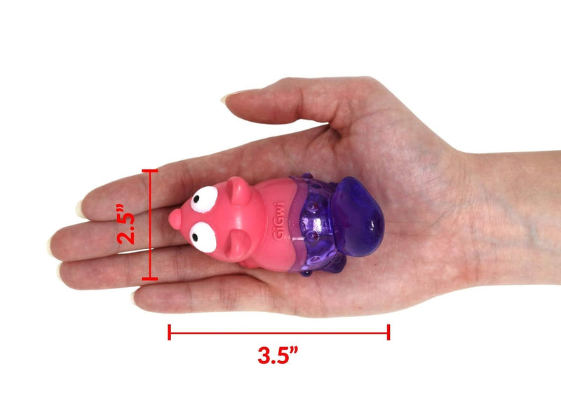Suppa Puppa Pink Purple Fox With Squeaker Dog Toy