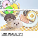 Biscuit Latex Skueaky Pet Toys