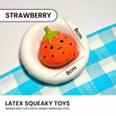 Strawberry Latex Skueaky Pet Toys