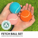 Fecth Ball Set Pet Toy - 3 Pcs