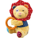 Lion Plush Friendz With Squeaker And TPR Ring Dog Toy