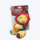 Lion Plush Friendz With Squeaker And TPR Ring Dog Toy