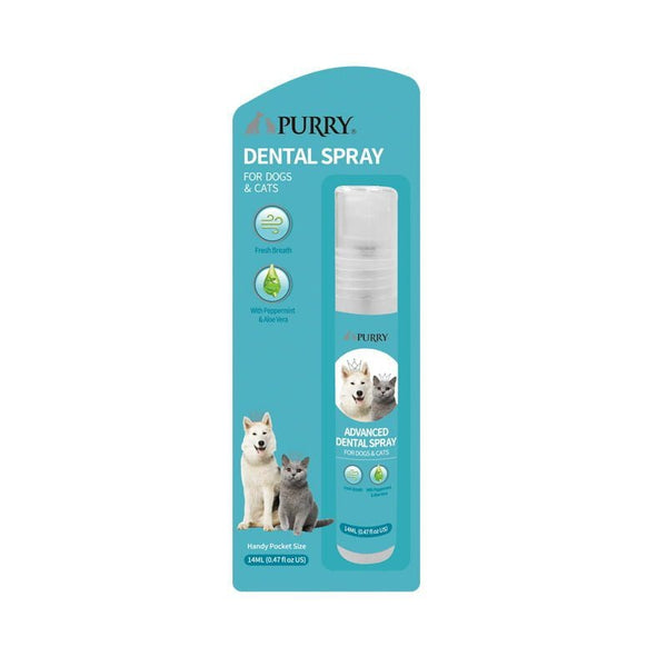 Hand Pocket Dental Spray Peppermint Aloe Vera For Dogs & Cats - 14 ml