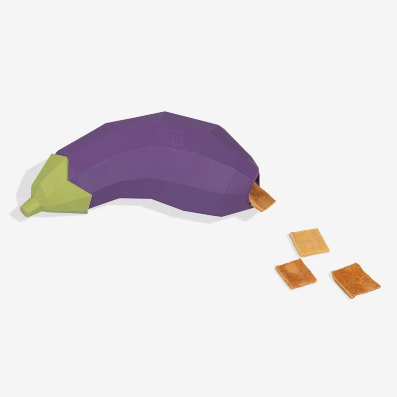Super Veggiez Eggplant Dry Treats Dispenser