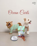 Ocean Curl  Salmon Jerky & Beef Skin Twist Dog Treats