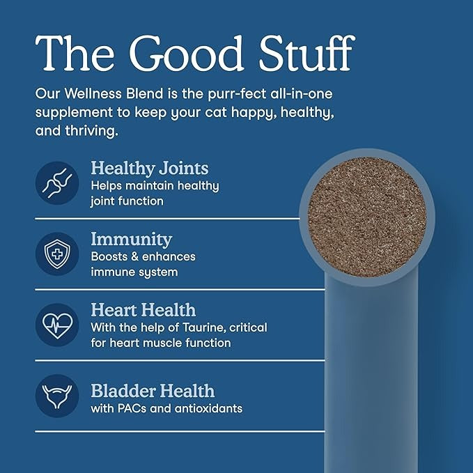 Wellness Blend Gut Health Supplement For Cats - 60gr