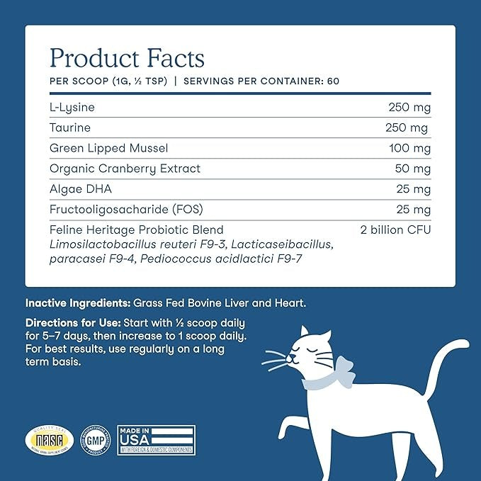 Wellness Blend Gut Health Supplement For Cats - 60gr