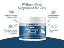 Wellness Blend Gut Health Supplement For Cats - 60gr