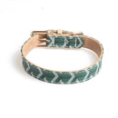 Goyard Green Collar For Pets