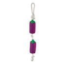 GiGwi Tug Hercules Eggplant  with Squeaker inside