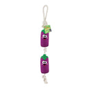GiGwi Tug Hercules Eggplant  with Squeaker inside