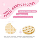 Freeze Dried Chicken Meat Waffle Assorted For Pets - 120gr