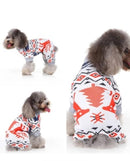 Christmas Jumpsuit For Pets - Deer Motif