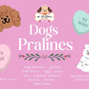 Dogs Pralines valentine dog treats