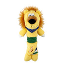 Shaking Fun Lion-Plush with Full Body Squeaker Inside Dog Toy