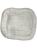 White Fluff Pillow Cuddler Dog Bed