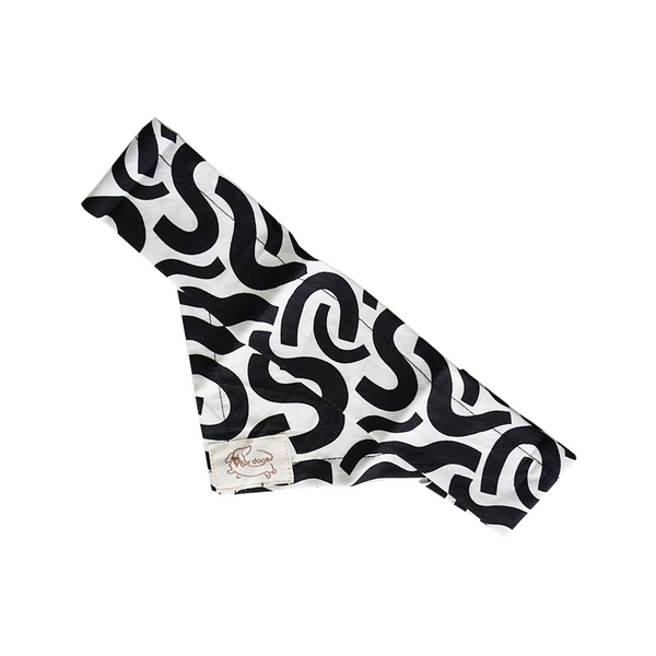 Monochrome Bandana For Pets